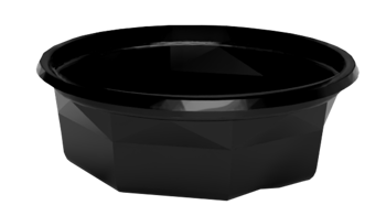 Opakowanie okrągłe rPET poj. 200 ml (paczka 40 szt)