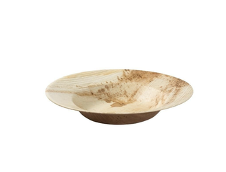 Talerz głęboki z liści palmowych 230 mm (paczka 25 szt).
