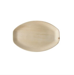 Półmisek owalny z liści palmowych 37 x 25 (paczka 25 szt).