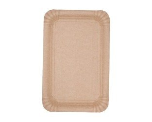 Talerz z papieru kraft  20 x 13 (paczka 100 szt).