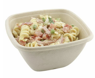 Miska kwadratowa z trzciny cukrowej poj. 500 ml (paczka 50 szt) 