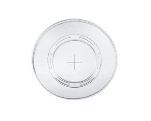 Pokrywka płaska PLA z otworem do wybicia do kubka (paczka 100 szt).