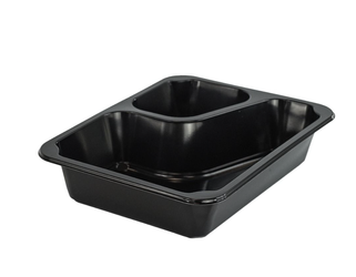 Pojemnik obiadowy do zgrzewu 2-dzielny 22,7 x 17,8 x 5 (paczka 50 szt).