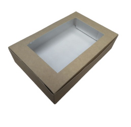 Pudełko papierowe z okienkiem 23 x 15 x 5 (paczka 50 szt).