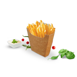 Pudełko na frytki 200 g (paczka 500 szt).