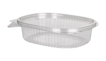 Pojemnik owalny ze zintegrowaną pokrywką o poj. 350 ml (paczka 70 szt)