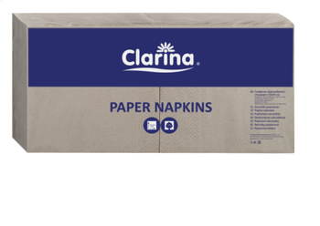 Serwetka brązowa 2-warstwowa 33 x 33 (paczka 250 szt).