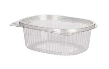 Pojemnik owalny ze zintegrowaną pokrywką o poj. 500 ml (paczka 50 szt)
