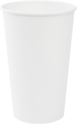 Kubek papierowy jednowarstwowy biały poj. 400 ml (paleta 10.000 szt). CZAS REALIZACJI 14 DNI