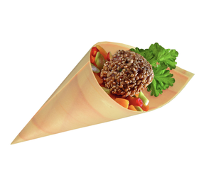 Rożek fingerfood 8,5 x 4,5 (paczka 50 szt).