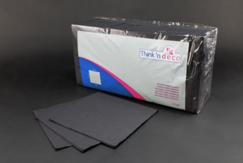 Serwetka czarna 2-warstwowa 33 x 33 (paczka 250 szt).