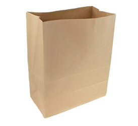 Torebka klockowa kraft 42 cm x 32 cm 16 cm (karton 250 szt).