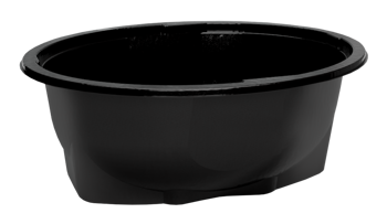 Opakowanie owalne rPET poj. 1250 ml (paczka 40 szt).