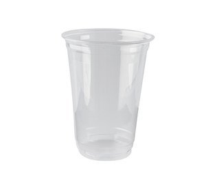 Kubek PLA do napojów zimnych bez uskoku poj. 400 ml (paczka 70 szt).