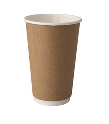 Kubek papierowy kraft poj. 400 ml (paczka 20 szt).