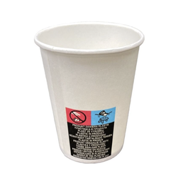 Kubek papierowy jednowarstwowy SUP poj.150 ml (paczka 50 szt)