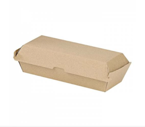 Pudełko kraft na hot-doga 20,8 x 7,5 x 7 (paczka 25 szt).