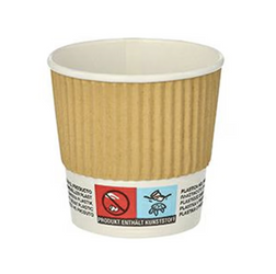 Kubek karbowany poj.100 ml (paczka 25 szt).