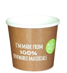 Pojemnik papierowy na zupę poj. 300 ml (paczka 25 szt).