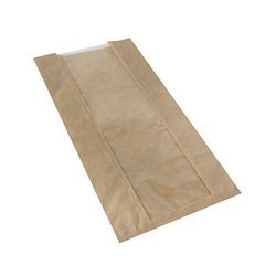 Torba fałdowa na pieczywo z oknem z PLA 47 x 20 x 9 (karton 1000 szt).