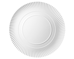 Talerz papierowy średnica 35 cm (paczka 100 szt).