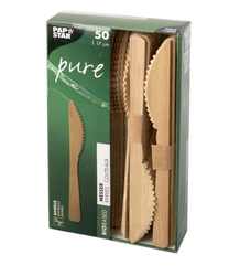 Nóż z bambusa (paczka 50 szt).