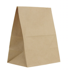 Torebka klockowa kraft 22 cm x 14 cm 26 cm (karton 250 szt).