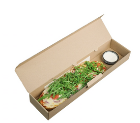 Pudełko kraft na zapiekankę  45 x 10 x 5 (paczka 50 szt).