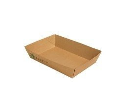 Tacka papierowa ze świeżych włókien 16 x 11 x 4 (paczka 80 szt).