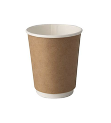 Kubek papierowy kraft poj. 300 ml (paczka 20 szt)