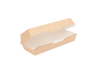 Pudełko panini kraft na zapiekankę  26,5 x 12,2 x 7 (paczka 50 szt).