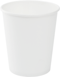 Kubek papierowy jednowarstwowy biały poj. 250 ml (paczka 50 szt).