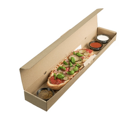 Pudełko kraft na zapiekankę  60 x 10 x 5 (paczka 50 szt).