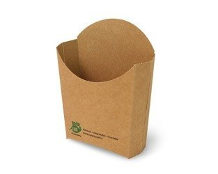 Pudełko na frytki 13,9 x 13,9 x 4,2 (paczka 80 szt).