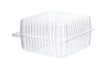 Pojemnik kwadratowy ze zintegrowaną pokrywką o poj. 770 ml + 570 ml (paczka 50 szt)