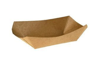  Tacka papierowa kraft 23 x 18,5 x 5,7 poj. 1100 ml (paczka 125 szt)