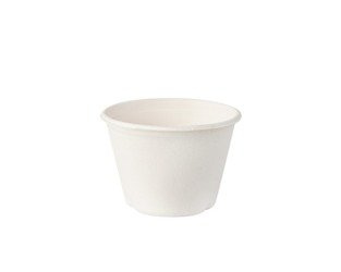 Pojemnik okrągły dresingowy z trzciny cukrowej 100 ml (paczka 50 szt).