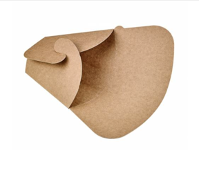 Rożek z papieru na burgera 15 x 18,5 x 6 (paczka 50 szt)