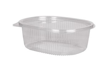Pojemnik owalny ze zintegrowaną pokrywką o poj. 750 ml (paczka 50 szt)