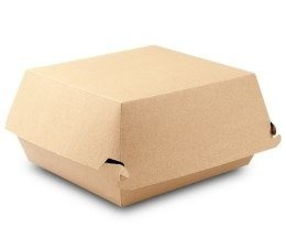 Burger box kraft XXL 17 x 17 x 8 (paczka 50 szt).