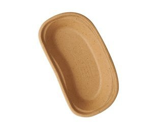 Półmisek owalny z pozostałości roślinnych 25 x 13,5 x 4,5 ( paczka 50 szt).